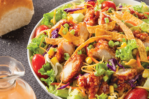 bob evans wildfire chicken salad calories